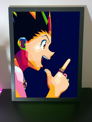 Cuadro Anime Marco Vidrio Hunter X Hunter X Gon X Idea