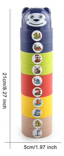 Juego I Stacking Blocks Plastic Block Tower Building Blocks