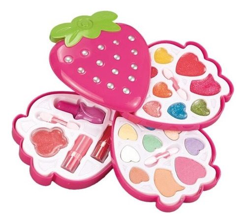 Kit Maquillaje Niña Juguete Cosmetico Accesorios Estuche