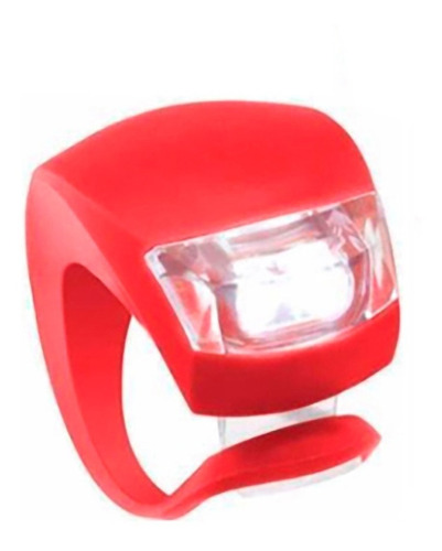 Luz Led Bicicleta Rojo Delantera Trasera Silicona Ilumiled