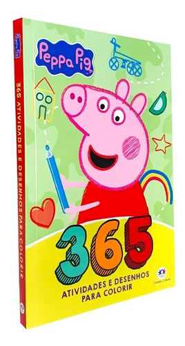 Livro: Peppa Pig 365 Atividades E Desenhos Para Colorir (novo)
