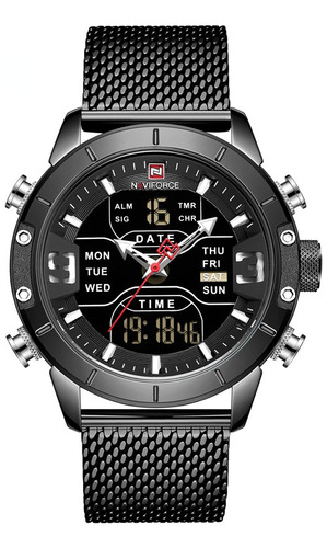 Reloj Naviforce Nf9153 Para Hombre, Analógico Y Digital, Res