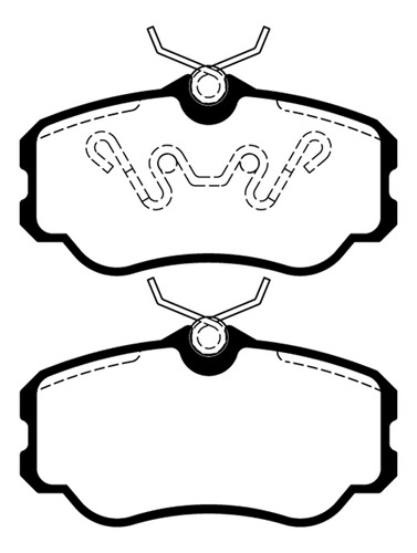Pastilla De Freno Delantera Litton Volkswagen Santana