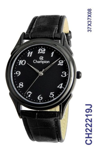 Relógio Masculino Champion Pulseira Couro Ch22219j