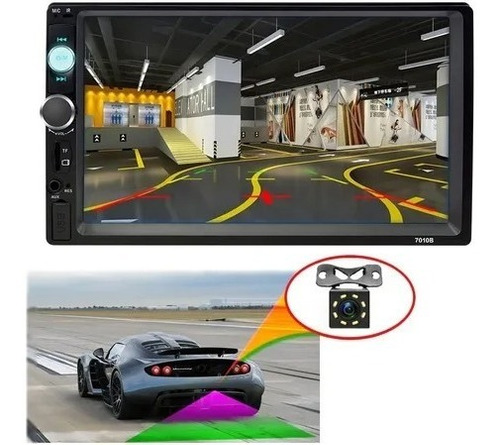 Imagen 4 de 8 de Carguia Mirrorlink Autoestéreos Mp5 Con Camara De Reversa