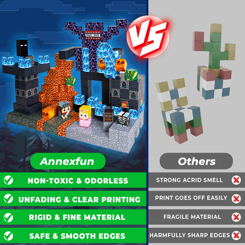 Bloques Magnéticos Annexfun Build Magnet Dark Mechanical Cas
