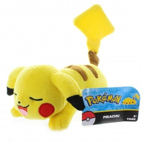 Pelúcia Pikachu Deitado - Pokémon Xy (21cm) Tomy
