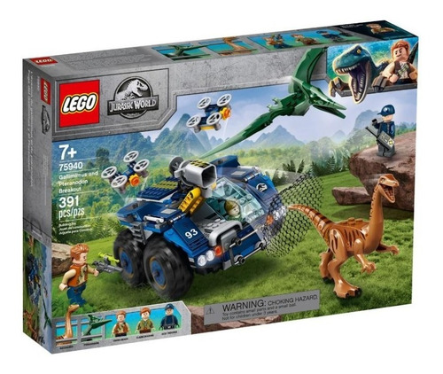 Lego Jurassic World Fuga Del Gallimimus Y Pteranodon 75940
