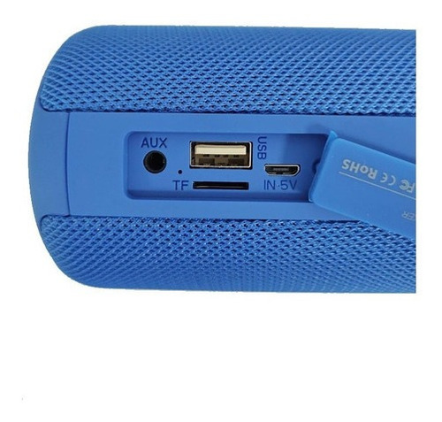 Parlante Bluetooth Hügel S51 Portatil Grande 5w Azul