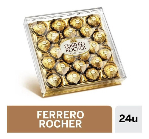 Imagen 1 de 3 de Ferrero Rocher Bandeja Acrilico X 24 U - Lollipop 