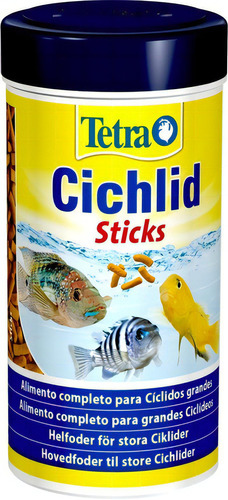 Alimento En Palos Tetra Cichlid Sticks Para Peces Cíclidos Grandes En Acuarios Y Peceras En Tarro De 160gr Oz