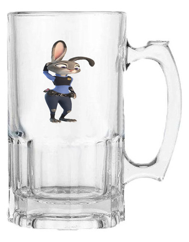 Vaso Cervecero Coneja Y Zorros Animados  E356