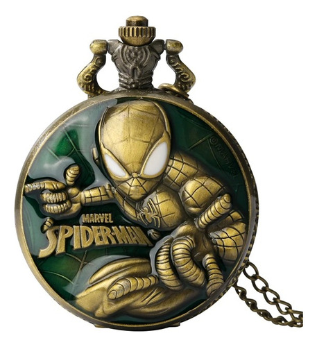 Collar Reloj Spiderman M3 De Colección