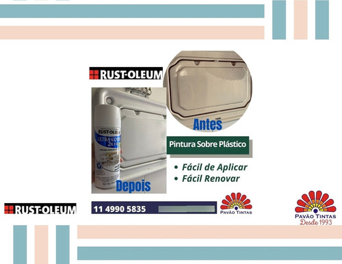 Imagem 6 de 7 de Spray Branco Brilho Plástico,vidro,alumínio,madeira E Metal