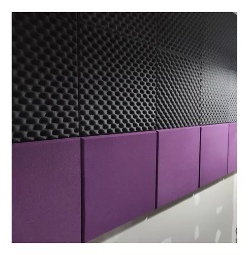 Panel Acústico/ Placa Acústica Liso Color 50 X 50 3,5 Cm