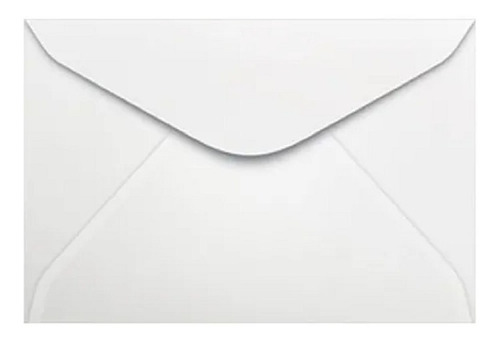 Envelope Branco 7x10cm Visita 63g Cof50 Pequeno Com 250 Und
