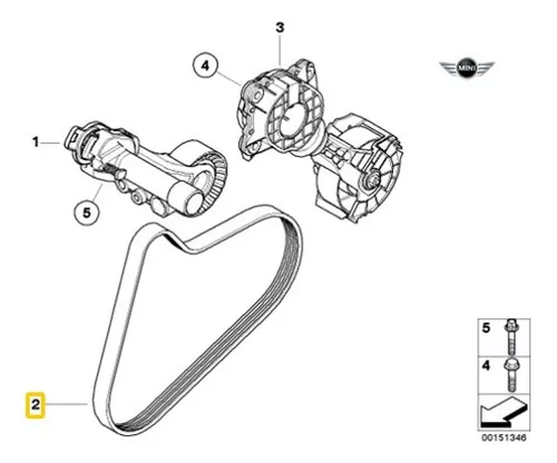 Correa Accesorios Mini Cooper R56