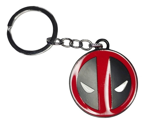 Llavero Metálico Marvel De Logo De Deadpool