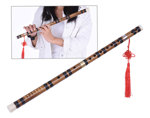 Flauta De Bambú Amargo Enchufable Hecha A Mano/dizi Tradicio