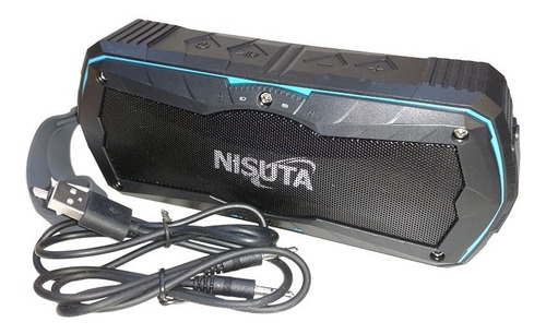 Parlante Bluetooth Resistente Al Agua Y Con Cargador Portátil De 4000mah Alta Calidad Nspa20b