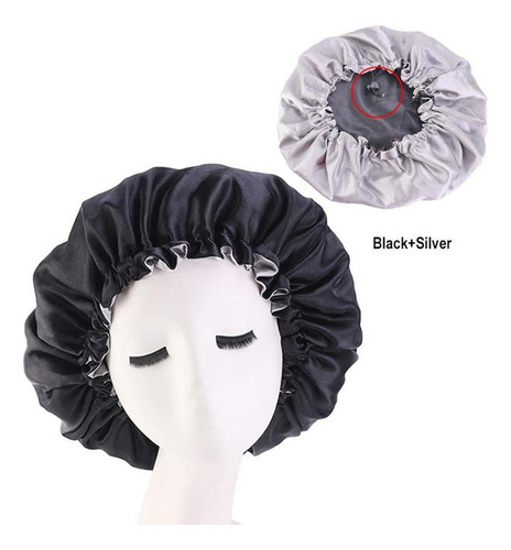 3 Gorros De Dormir Ajustables Reversibles Con Capucha De Sat