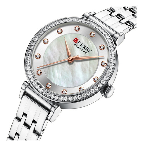 Relojes De Pulsera Curren Diamond Luxury De Acero Inoxidable