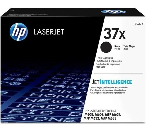 Toner Laserjet Original Cf237x Negro M608,m609,m631,m632