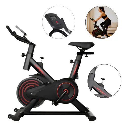 Bicicleta Ergométrica Para Sprinning Vertical Fitness KNakasaki Preto