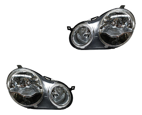 Par Faros Vw Polo 2003 Al 2007 Tyc