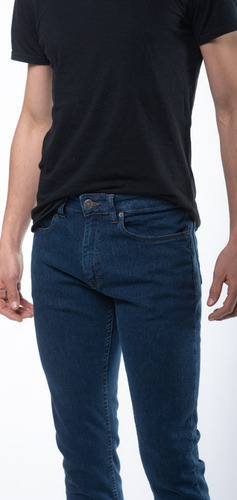 Jean Skinny Color Azul Hombre - Mizu