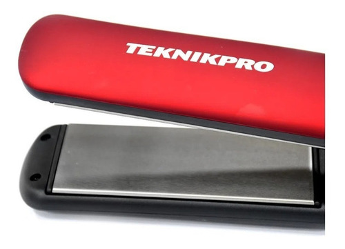 Planchita Pelo Red Passion Teknikpro Color Rojo