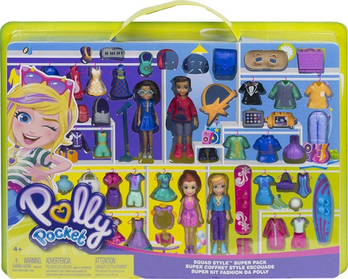 Polly Pocket Super Set Coleccion De Modas Gfr11 Mattel