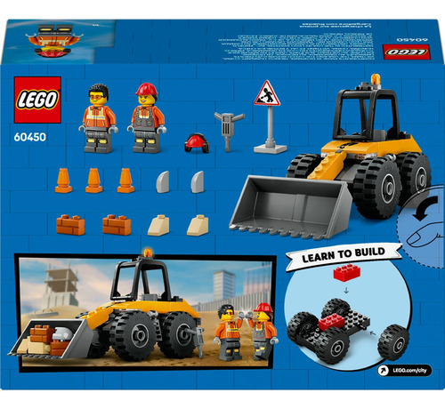 Bloco De Montar City Carregadeira Rodas Construção 0450 Lego