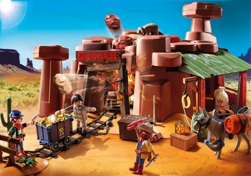 Playmobil: Western Goldmine Mina De Oro #5246 Nueva En Stock