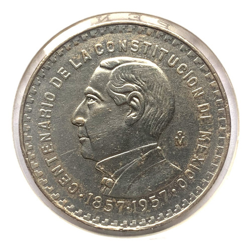 1 Peso Juárez 1957 Mo   (no.3)