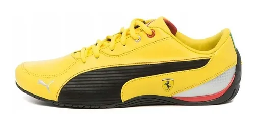 otro aceptar Consejo Tenis Puma Cat 5 - Amarillo / Negro - Hombre - 304946 03