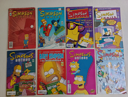 Revistas Simpson Comics - ( Lote De 8 )