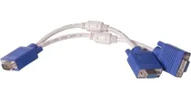 Comprar Duplicador Vga 1 Entrada 2 Saídas Cabo Y Vga Macho Fêmea