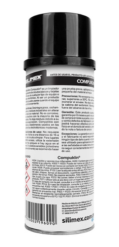 Silimex Limpiador Electrónico Compuklin 454 Ml - Caja Máster
