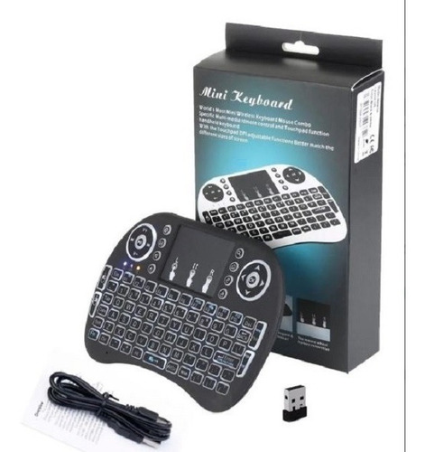 Mini Teclado Air Mouse Touch Inalambrico Smart Tv Box Pc