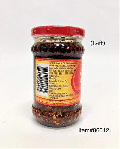 Imagen 3 de 3 de Lao Ma Gan Picante Chile Crujiente 7,41 Oz (210g)