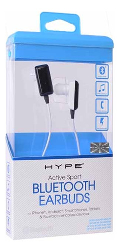 Auricular Hype Active Sport Bluetooth Recargable Negro
