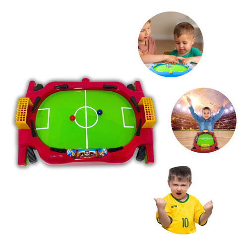 Futbolín Mesa Con Cancha Para Niños Divertidos