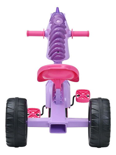 Triciclo Prinsel Trax Unicornio Luces Sonido Color Morado Morado