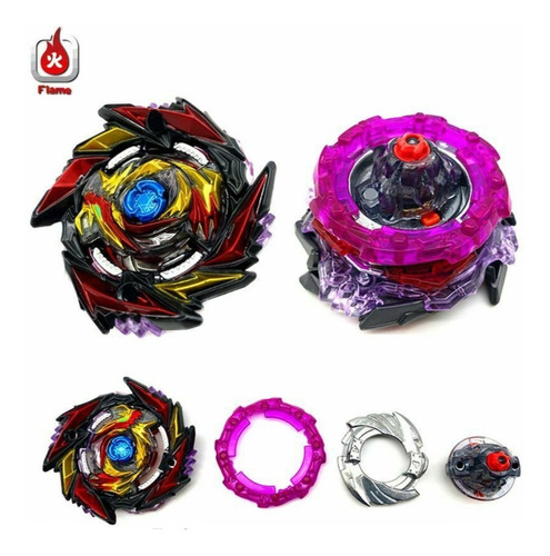 Imagen 3 de 6 de Beyblade Burst Superking Death Diabolos Lanzador De Chispas