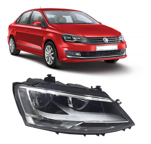 Optica Volkswagen Vento 2016 2017 2018 Electrica Derecho