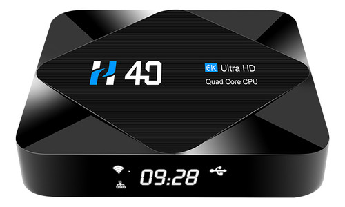 H40 6k Ultra Hd Qusd Core Cpu Wifi 2g+16g Media Player