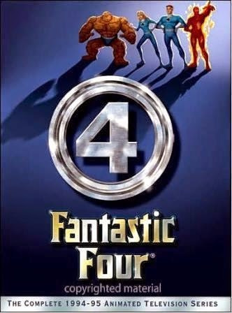 Dvd Los Cuatro Fantásticos  Dibujos Animados Marvel Comics 