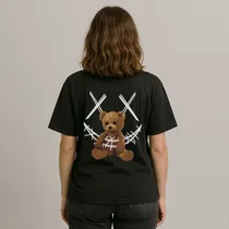 Comprar Remera Estampada Unisex Bear Algodón Serigrafía Digital