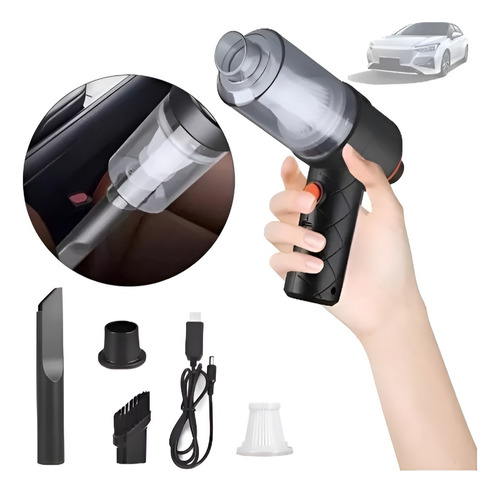 Mini Aspiradora De Mano Sopladora Inalambrica Recargable Usb